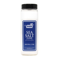 Badia Sea Salt, Fine 40 Oz