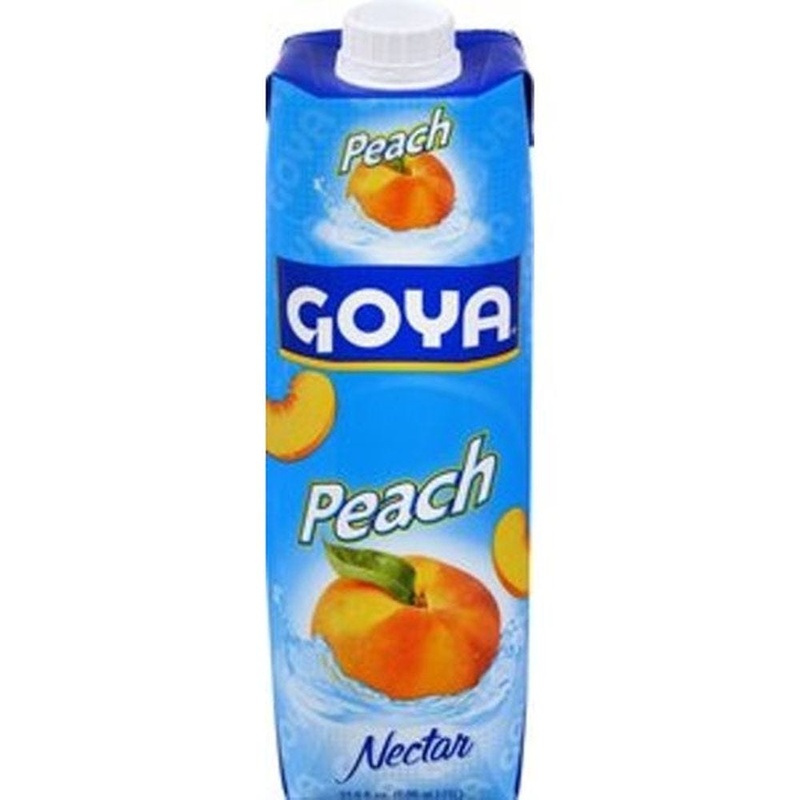 Goya Peach Nectar - 33.8 Fl Oz Carton