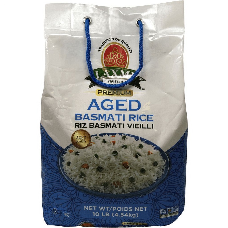 Laxmi Basmati Rice, Aged, Premium 10 Lb