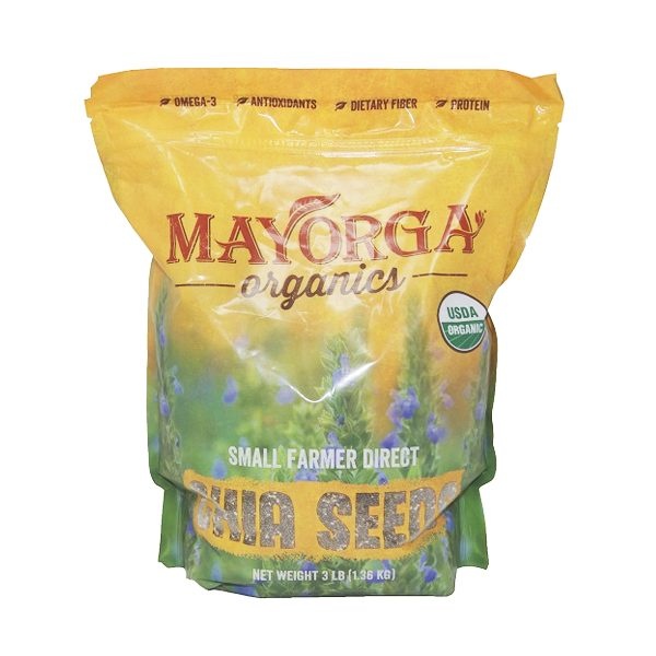 Mayorga Organics Organic Chia Seeds, 3lb