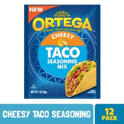 Ortega Seasoning Mix, Cheesy, Taco 1 Oz