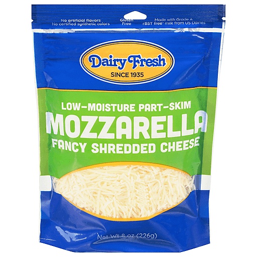 Dairy Fresh Low-moisture Part-skim Mozzarella Fancy Shredded Cheese - 8 Oz