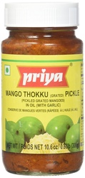 Priya Mango Thokku Pickle With Garlic, 300 G