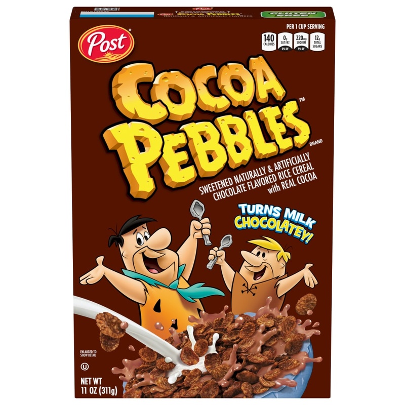Cocoa Pebbles Post Chocolate Flavored Rice Cereal, 11 Oz