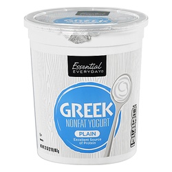 Essential Everyday Yogurt, Greek, Nonfat, Plain 32 Oz