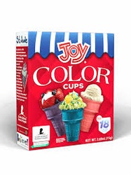 Joy Ice Cream Cups, Color