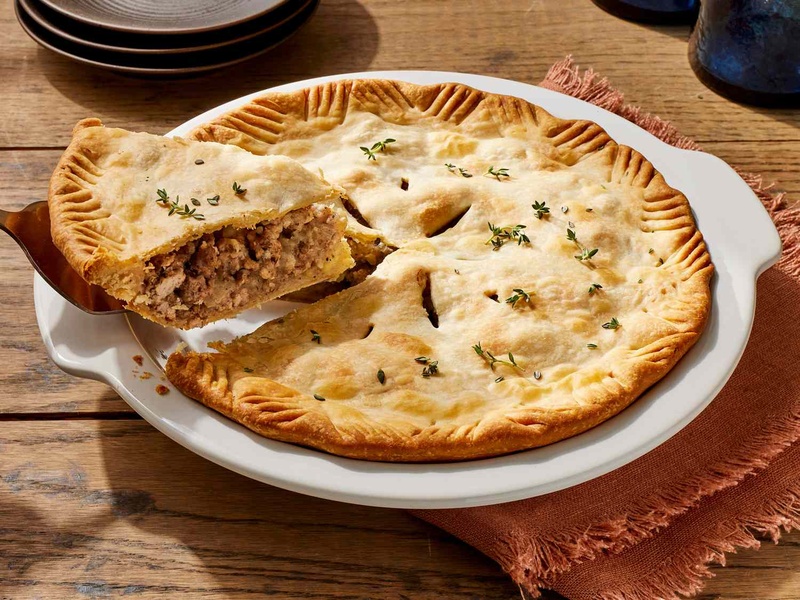 Fresh Meat & Cheese Pie