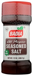 Badia Salt, Seasoned, All Purpose 12 Oz