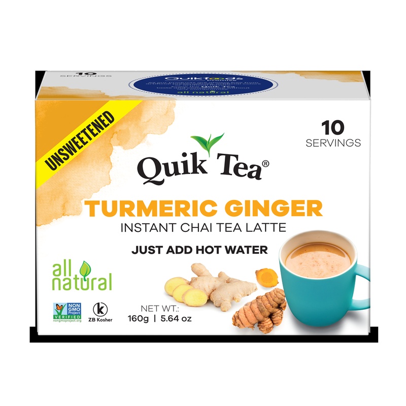 Quik Tea Turmeric Ginger 10 Pouches