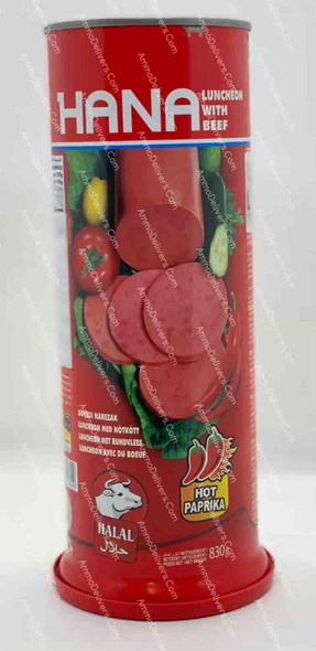 Hana Chicken Luncheon Meat Hot Paprika 12 Oz
