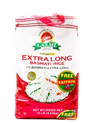 Laxmi Extra Long Basmati Rice Grain 10 Lb