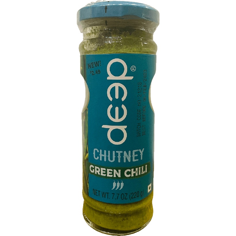 Deep Green Chili Chutney
