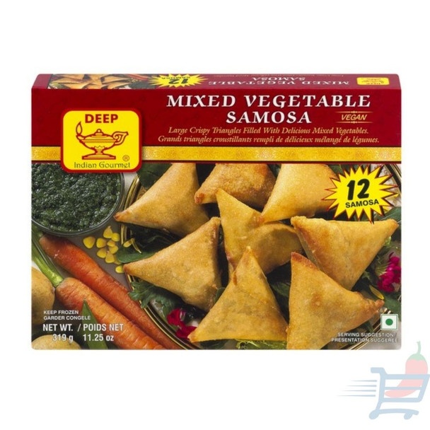 Deep Mixed Vegetable Samosa Vegan