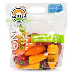 Sunset One Sweet Pepper Mini Peppers