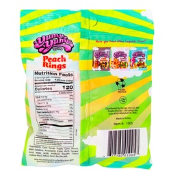 Yumy Yumy Gummy Candy Peach Rings