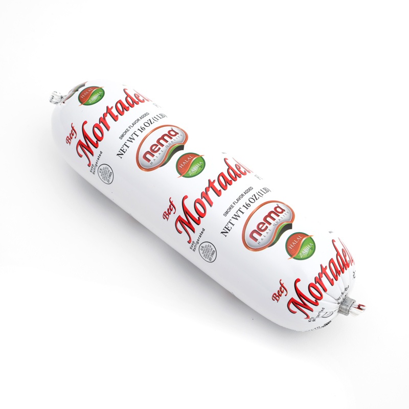 Nema Beef Mortadella Plain 1 Lb