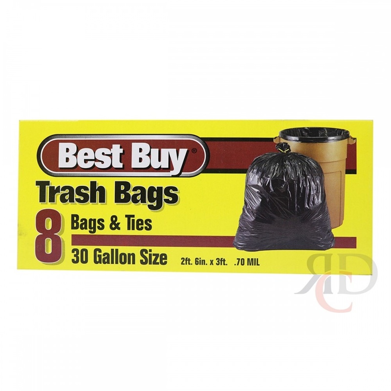 Best Buy Trash Bags 30 Gal 8ct