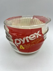 Pyrex Bakeware Custard Cups, 10-Ounce, Set Of 6