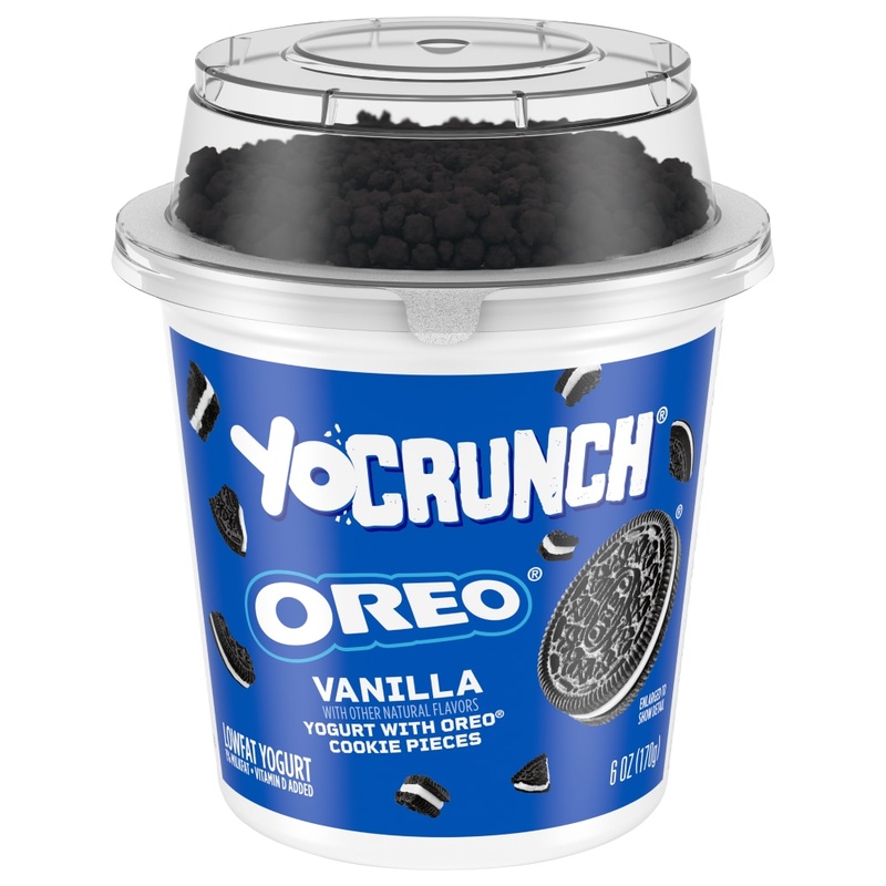 YoCrunch Yopa Vanilla Yogurt With Oreo Cookies N Cream, 6 Ounce -- 12 Per Case