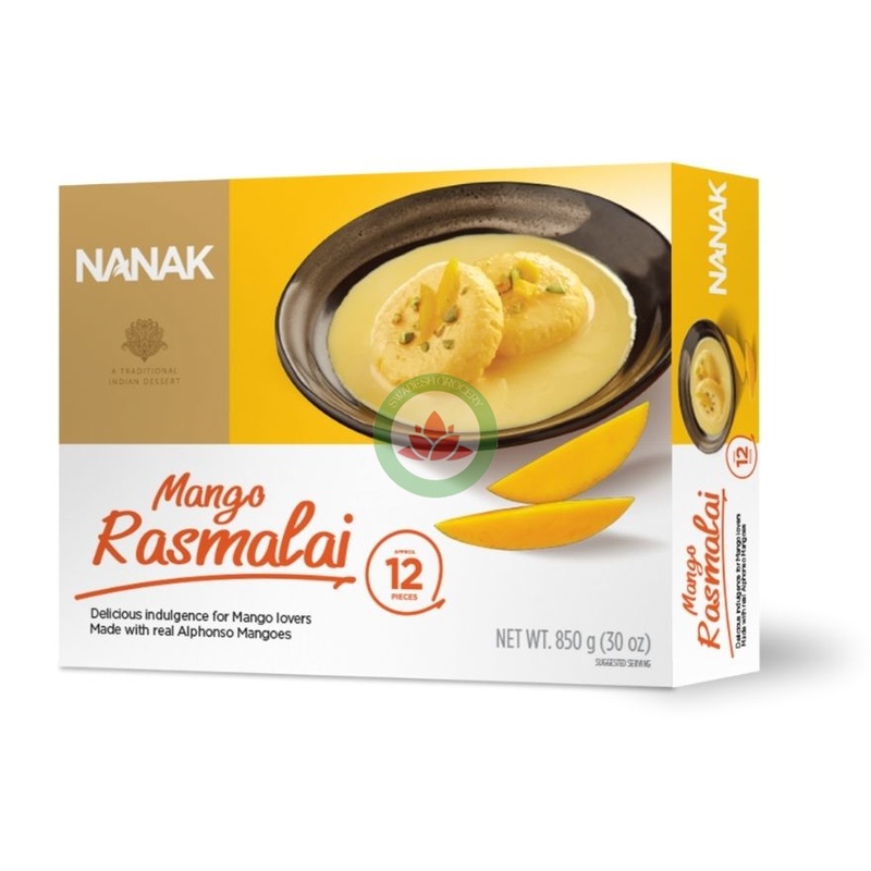 Nanak Rasmalai Mango 12Pcs/850g