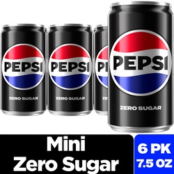 Pepsi Cola Mini Cans 7.5 Fl Oz