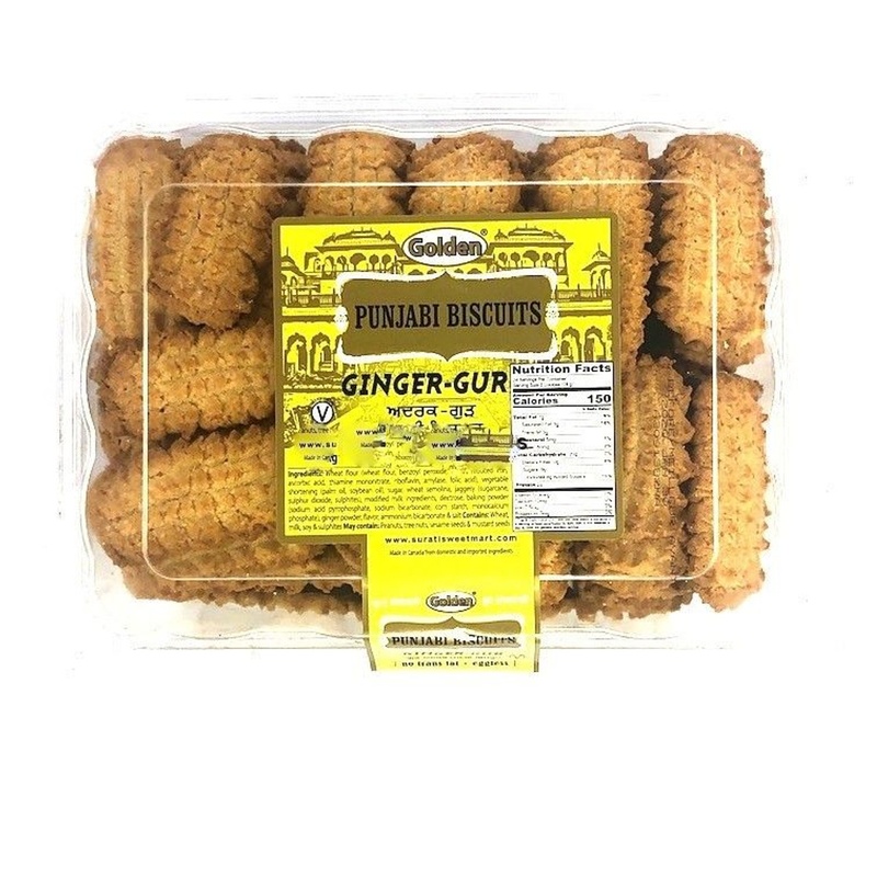 Golden Punjabi Ginger Gur Biscuits