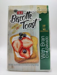 ETI Biscotte Toast W Bran