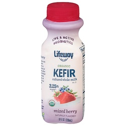 Lifeway Kefir, Organic, Mixed Berry 8 Fl Oz