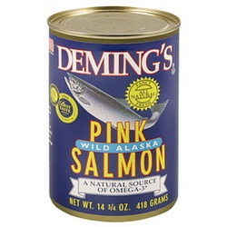 Deming's Pink Wild Caught Alaskan Salmon 14 3/4 Oz Can