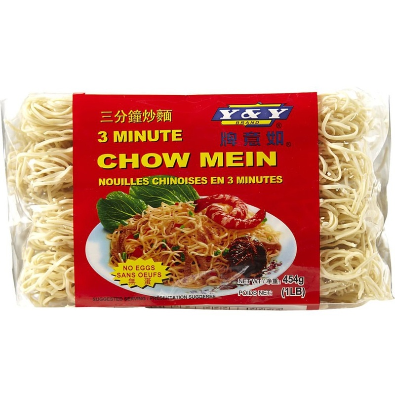 Y&Y Brand â€“ 3 Minute Chow Mein Noodle 454g
