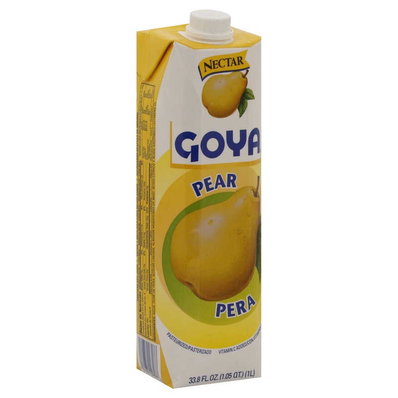 Goya Nectar Prisma Pear - 33.8 Fl Oz Carton