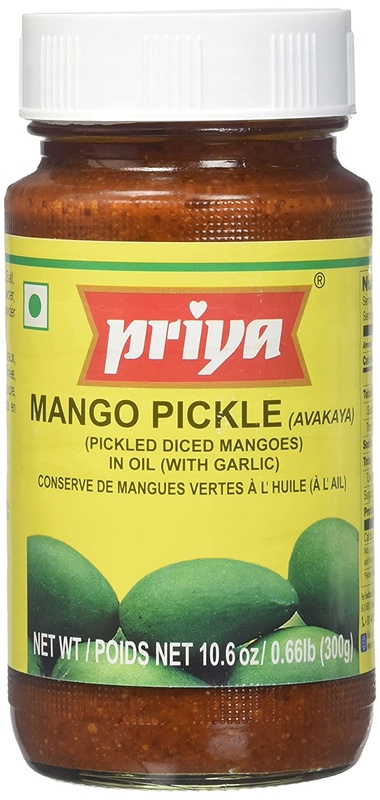 Priya Mango Pickle With Garlic - 300 Gm
