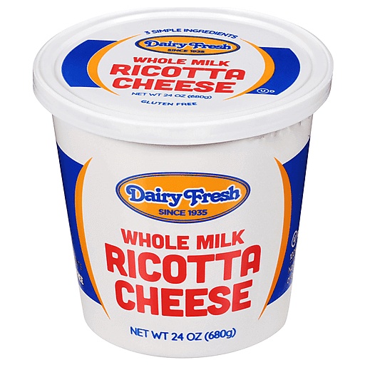 Dairy Fresh Ricotta Cheese, Whole Milk 24 Oz