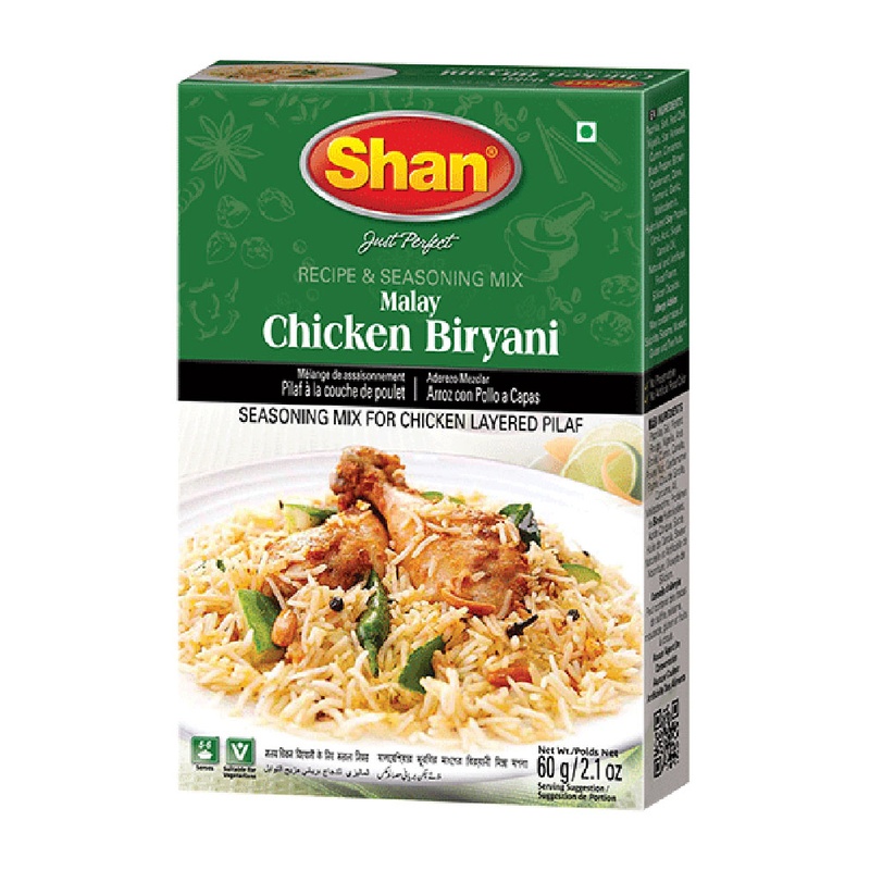 Shan Recipe & Seasoning Mix, Malay Chicken Biryani