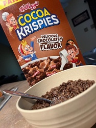 Cocoa Krispies Cereal, Rice, Sweetened, Delicious Chocolatey Flavor