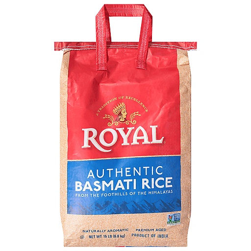 Royal Rice, Basmati, Authentic 15 Lb