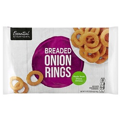 Essential Everyday Onion Rings, Breaded 20 Oz
