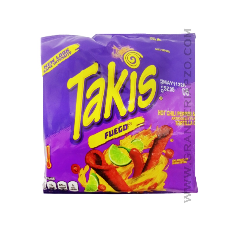 Takis Fuego Hot Chili Pepper & Lime Tortilla Chips