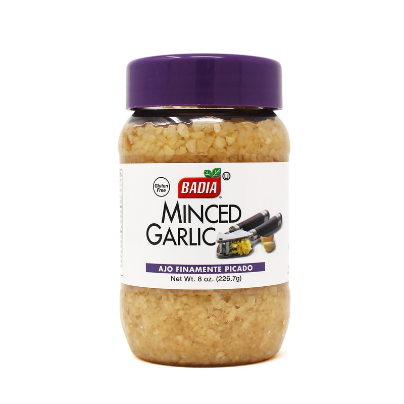 Badia Minced Garlic In Water â€“ 8 Oz