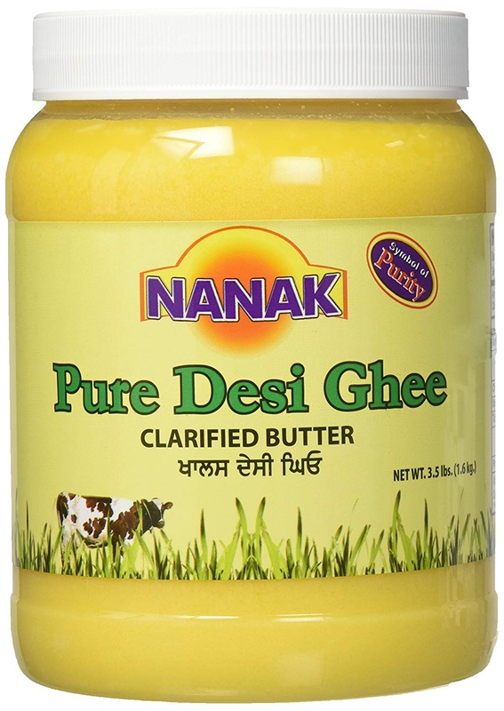 Nanak Pure Desi Ghee, Clarified Butter, 56-Ounce Jar