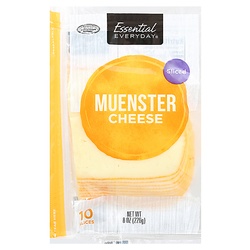 Essential Everyday Cheese, Muenster, Sliced