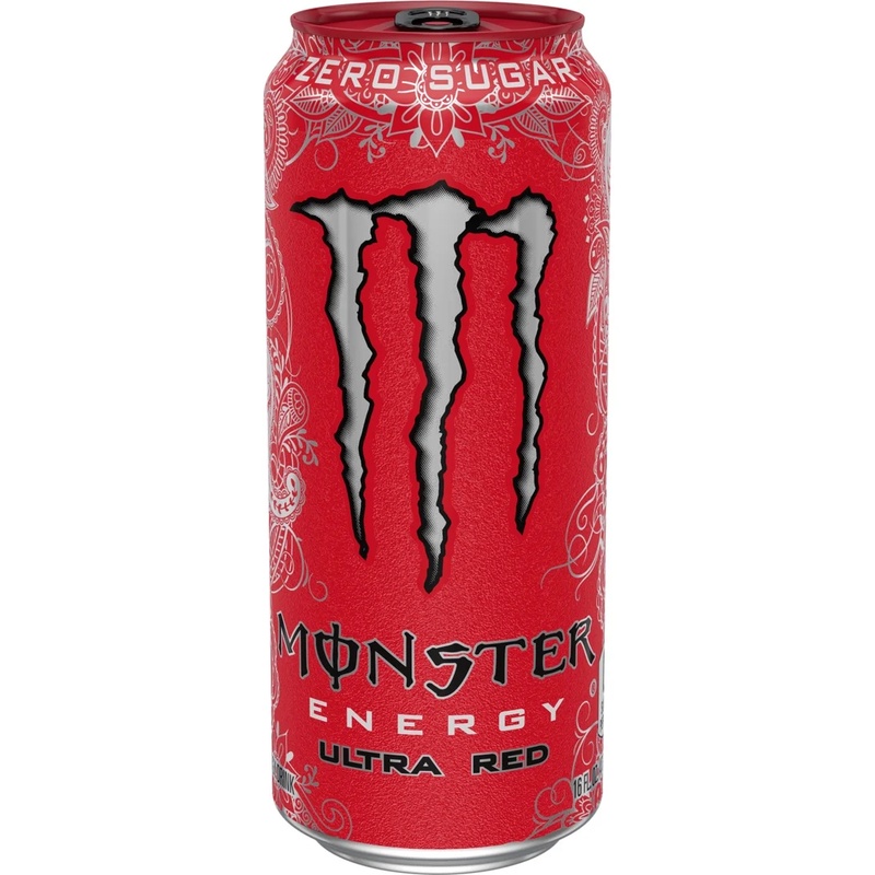 Monster Energy Drink Ultra Red 16 Oz