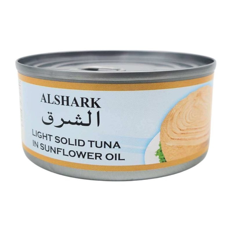 Alshark Light Solid Tuna In Sunflower Oil 170g