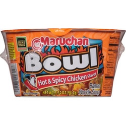 Maruchan Hot & Spicy Chicken Flavor Ramen Bowl 3.32 Oz Cup