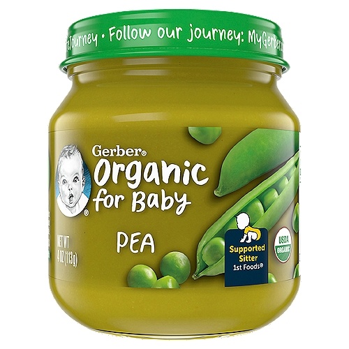 Gerber Organic Pea Baby Food