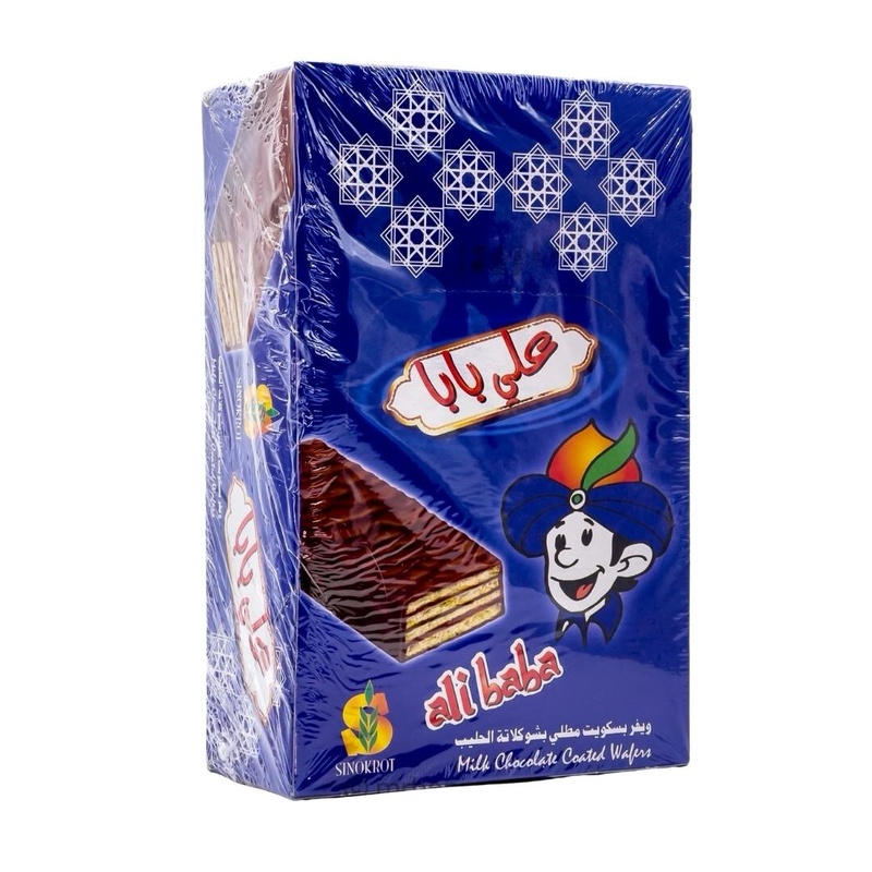 Sinokrot Ali Baba Wafers, Milk Chocolate Coated