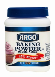 Argo Double Acting Baking Powder 12 Oz. Canister