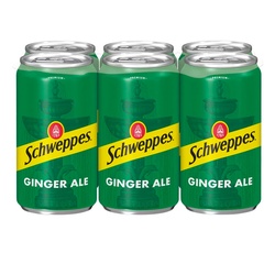Schweppes Ginger Ale Cans - 6 Pack 45.00 Fl Oz