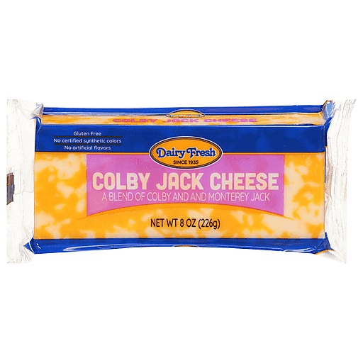Dairy Fresh Cheese, Colby Jack 8 Oz