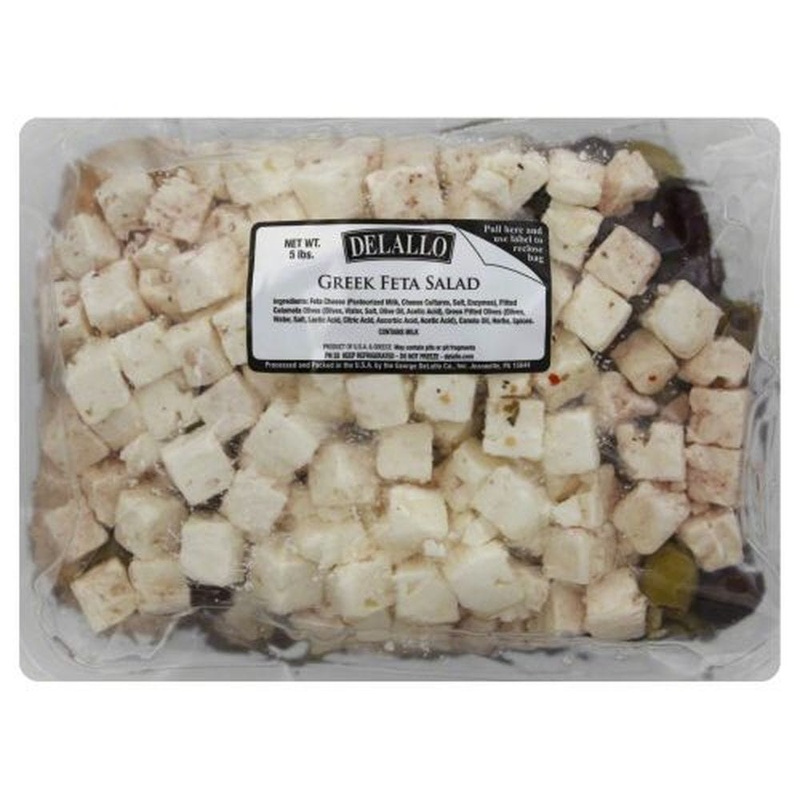Delallo Salad, Greek Feta 5 Lb